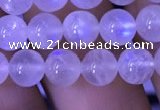 CMS1409 15.5 inches 6mm round white moonstone gemstone beads