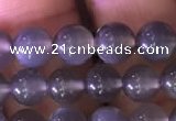 CMS1421 15.5 inches 6mm round black moonstone beads wholesale