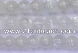 CMS1485 15.5 inches 4mm round white moonstone beads wholesale