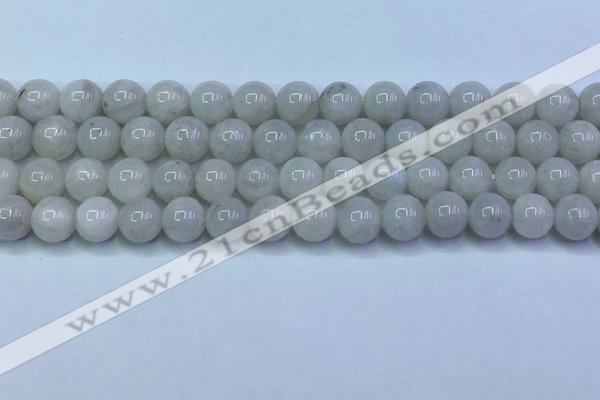 CMS1490 15.5 inches 6mm round white moonstone beads wholesale