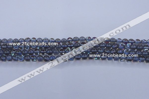 CMS1511 15.5 inches 6mm round synthetic moonstone beads wholesale