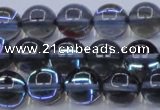 CMS1513 15.5 inches 10mm round synthetic moonstone beads wholesale