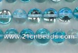 CMS1552 15.5 inches 8mm round synthetic moonstone beads wholesale