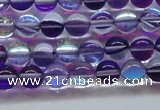 CMS1571 15.5 inches 6mm round synthetic moonstone beads wholesale