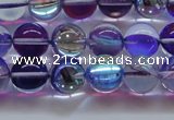 CMS1573 15.5 inches 10mm round synthetic moonstone beads wholesale