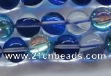 CMS1584 15.5 inches 12mm round synthetic moonstone beads wholesale