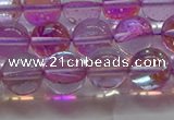 CMS1593 15.5 inches 10mm round synthetic moonstone beads wholesale