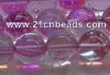 CMS1594 15.5 inches 12mm round synthetic moonstone beads wholesale