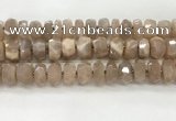 CMS1665 15.5 inches 6*12mm - 8*13mm faceted tyre moonstone beads