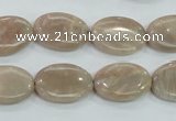 CMS17 15.5 inches 13*18mm oval moonstone gemstone beads wholesale