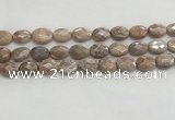 CMS1800 15.5 inches 12*16mm faceted oval AB-color moonstone beads