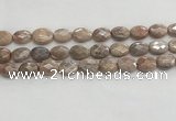 CMS1800 15.5 inches 12*16mm faceted oval AB-color moonstone beads