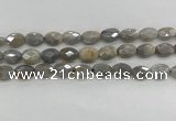 CMS1810 15.5 inches 8*12mm faceted oval AB-color moonstone beads