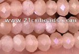 CMS1865 15.5 inches 3*4mm faceted rondelle moonstone beads wholesale