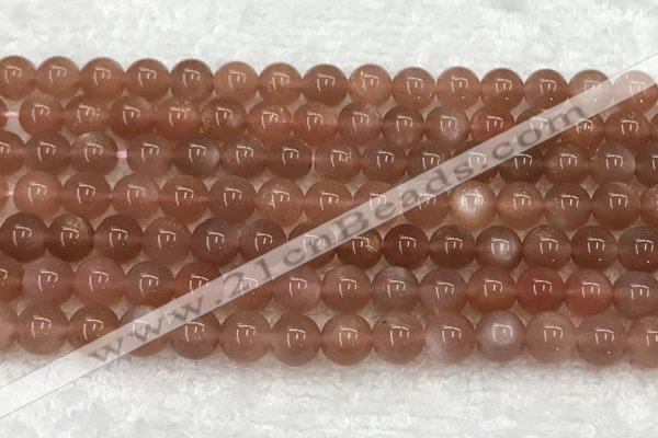 CMS1897 15.5 inches 8mm round moonstone gemstone beads