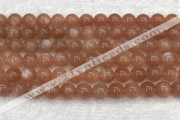 CMS1899 15.5 inches 12mm round moonstone gemstone beads