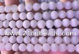 CMS1917 15.5 inches 10mm round white moonstone beads wholesale