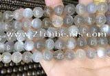 CMS1943 15.5 inches 10mm round grey moonstone beads wholesale