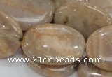 CMS20 15.5 inches 22*30mm oval moonstone gemstone beads wholesale