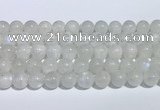 CMS2007 15.5 inches 10mm round white moonstone gemstone beads