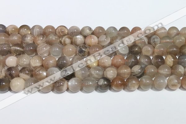 CMS2011 15.5 inches 8mm round moonstone gemstone beads