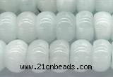 CMS2137 15 inches 6*8mm rondelle blue moonstone beads