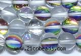 CMS2205 15 inches 6mm, 8mm, 10mm & 12mm round synthetic moonstone beads