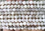 CMS2350 15 inches 6mm round white moonstone beads wholesale