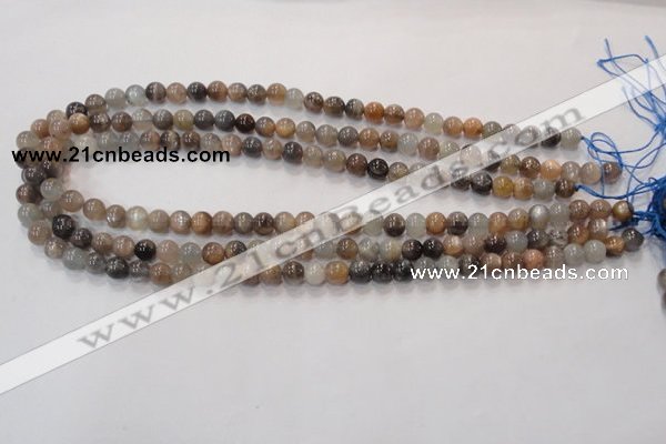 CMS310 15.5 inches 6mm round natural moonstone beads wholesale