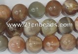 CMS505 15.5 inches 12mm round moonstone beads wholesale