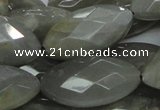 CMS52 15.5 inches faceted marquise 15*30mm moonstone gemstone beads