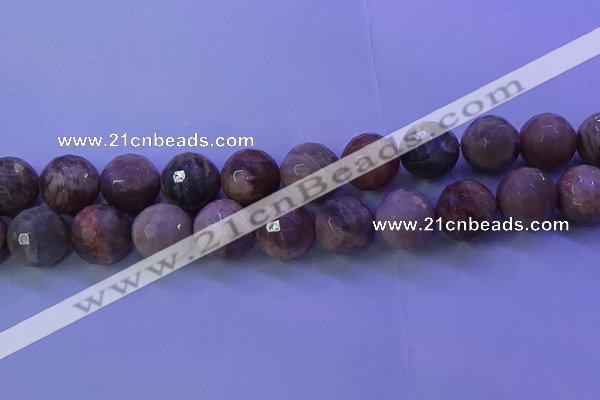 CMS576 15.5 inches 18mm faceted round moonstone gemstone beads