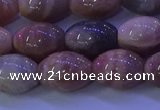 CMS581 15.5 inches 10*14mm rice moonstone gemstone beads