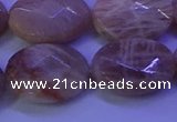 CMS587 15.5 inches 15*20mm faceted oval moonstone gemstone beads