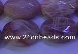 CMS587 15.5 inches 15*20mm faceted oval moonstone gemstone beads