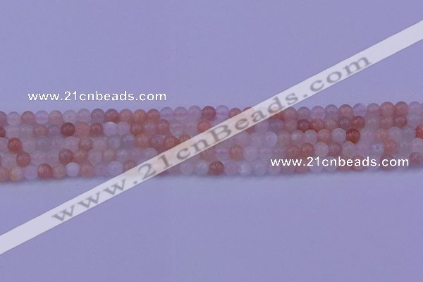 CMS620 15.5 inches 4mm round rainbow moonstone beads wholesale