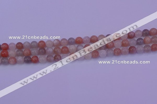 CMS621 15.5 inches 6mm round rainbow moonstone beads wholesale