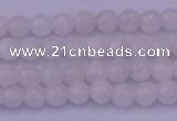 CMS640 15.5 inches 4mm round white moonstone beads wholesale