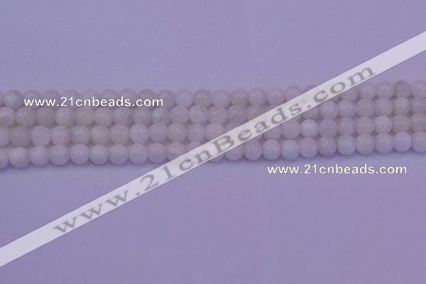 CMS641 15.5 inches 6mm round white moonstone beads wholesale