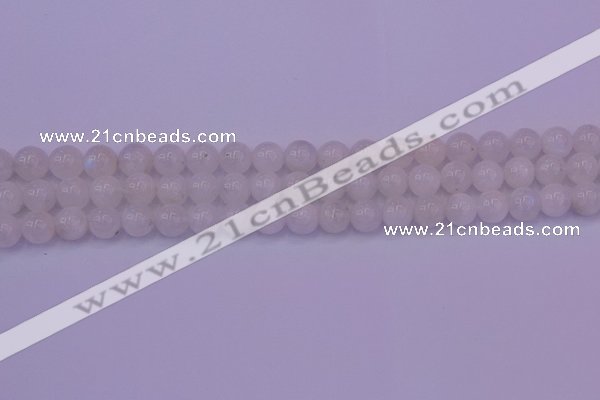 CMS642 15.5 inches 8mm round white moonstone beads wholesale