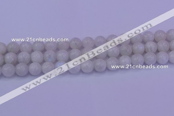 CMS644 15.5 inches 12mm round white moonstone beads wholesale