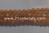 CMS731 15.5 inches 6mm round A grade natural peach moonstone beads