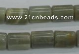 CMS78 15.5 inches faceted column 10*14mm moonstone gemstone beads