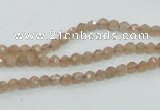 CMS81 15.5 inches 4mm faceted round moonstone gemstone beads