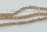 CMS81 15.5 inches 4mm faceted round moonstone gemstone beads