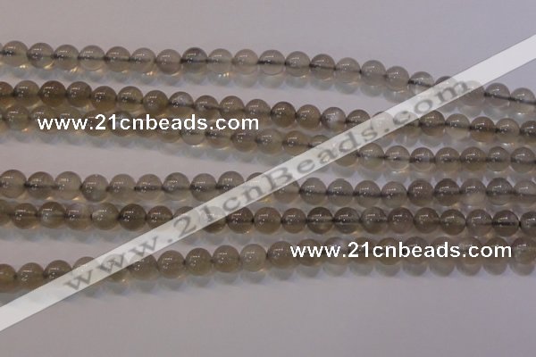 CMS851 15.5 inches 6mm round natural black moonstone beads