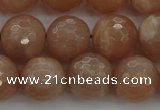 CMS943 15.5 inches 10mm faceted round A grade moonstone gemstone beads