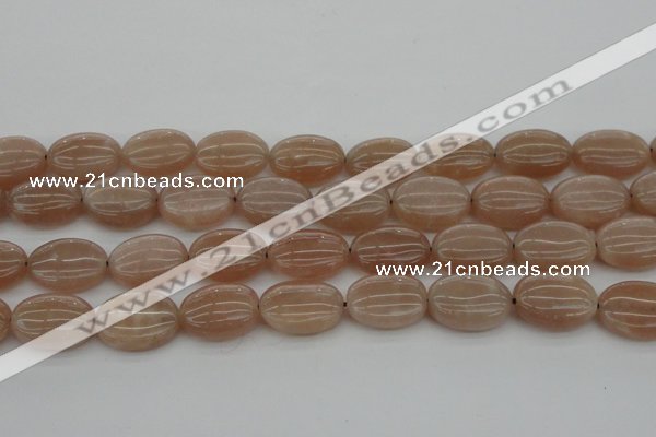 CMS963 15.5 inches 12*16mm oval A grade moonstone beads