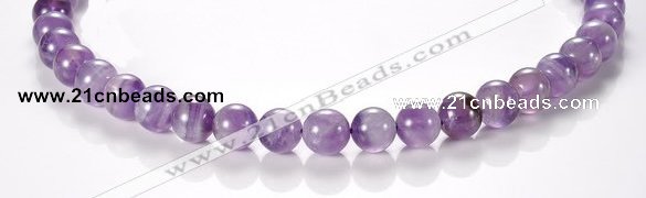 CNA03 10mm round AB grade natural amethyst quartz bead Wholesale