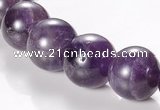 CNA05 AB grade 14mm round natural amethyst quartz bead Wholesale